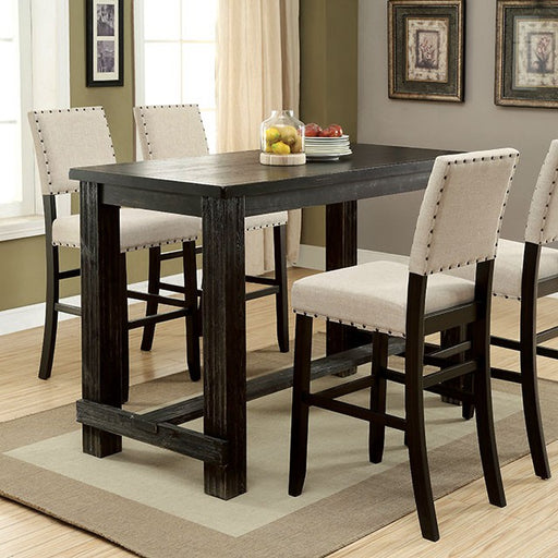 Sania 5 Pc Bar Table Set Black - Casa Morelos / Coahuila Furniture (Oklahoma City, OK)