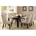 Sania 7 Pc Dining Table Set Black - Casa Morelos / Coahuila Furniture (Oklahoma City, OK)