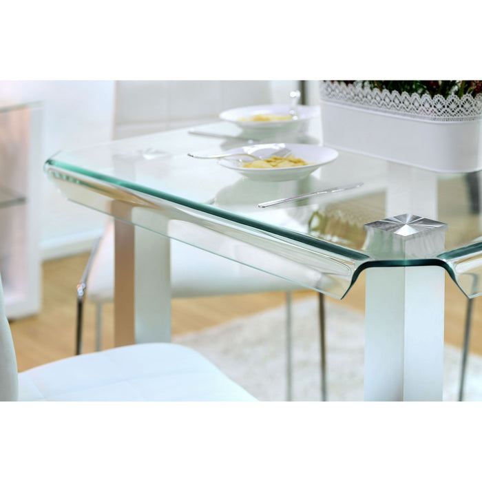 Richfield 5 Pc Counter Ht Table Set Silver - Casa Morelos / Coahuila Furniture (Oklahoma City, OK)
