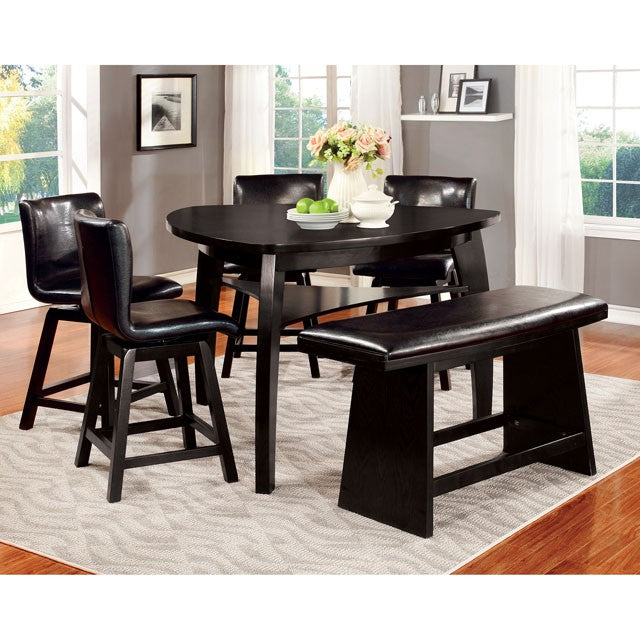 Hurley 7 Pc Counter Ht Table Set - Casa Morelos / Coahuila Furniture (Oklahoma City, OK)