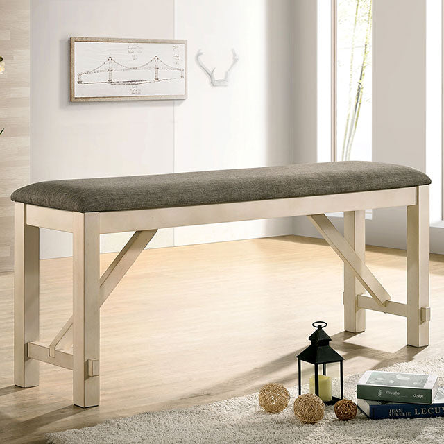 Jamestown Counter Ht. Bench - Casa Morelos / Coahuila Furniture (Oklahoma City, OK)