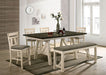 Jamestown Counter Ht. Bench - Casa Morelos / Coahuila Furniture (Oklahoma City, OK)