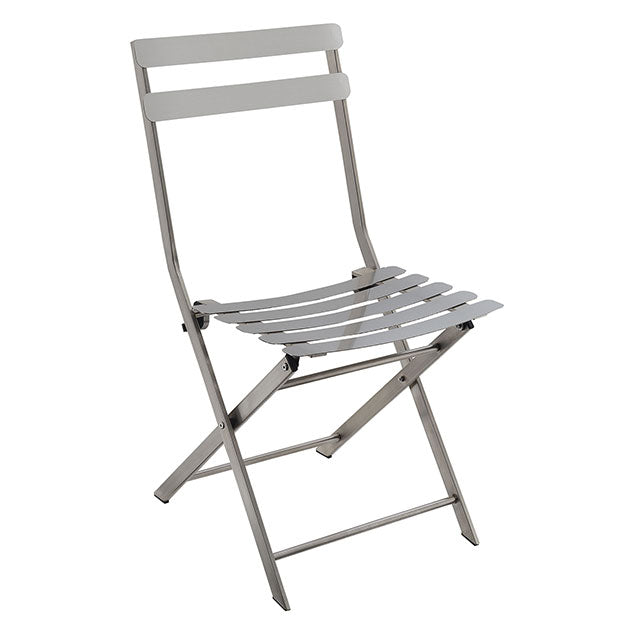 Lilah Stainless Folding Table - Casa Morelos / Coahuila Furniture (Oklahoma City, OK)
