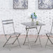 Lilah Stainless Folding Table - Casa Morelos / Coahuila Furniture (Oklahoma City, OK)