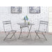 Lilah Stainless Folding Chair (2/Ctn) - Casa Morelos / Coahuila Furniture (Oklahoma City, OK)