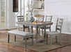Laquila Dining Table Set Bench - Casa Morelos / Coahuila Furniture (Oklahoma City, OK)