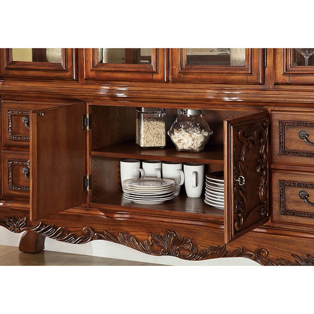Medieve Antique Oak Hutch & Buffet - Casa Morelos / Coahuila Furniture (Oklahoma City, OK)