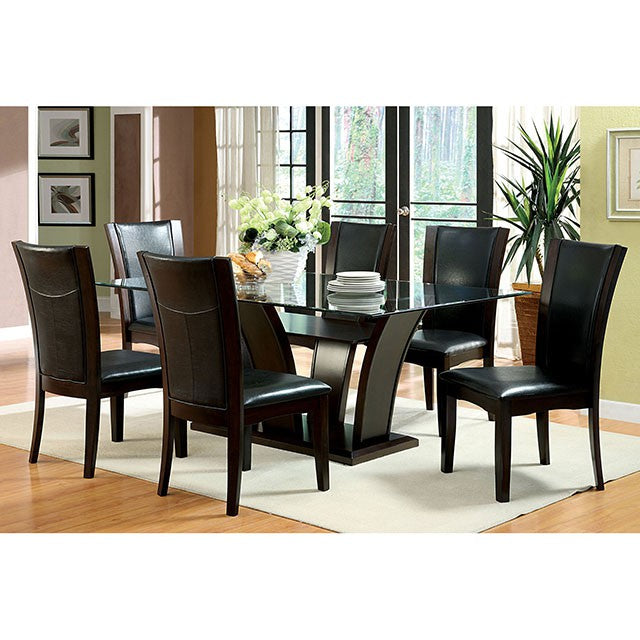 Manhattan 7 Pc Dining Table Set - Casa Morelos / Coahuila Furniture (Oklahoma City, OK)