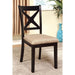 Liberta Dark Oak/Black Dining Table - Casa Morelos / Coahuila Furniture (Oklahoma City, OK)
