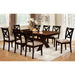 Liberta Dark Oak/Black Dining Table - Casa Morelos / Coahuila Furniture (Oklahoma City, OK)