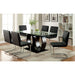 Lodia 7 Pc Dining Table Set Black - Casa Morelos / Coahuila Furniture (Oklahoma City, OK)