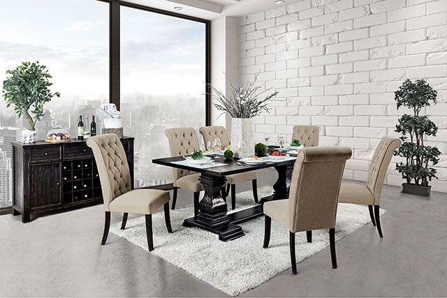Nerissa 7 Pc Dining Table Set - Casa Morelos / Coahuila Furniture (Oklahoma City, OK)