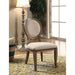 Kathryn Rustic Dark Oak/Beige Side Chair (2/CTN) - Casa Morelos / Coahuila Furniture (Oklahoma City, OK)