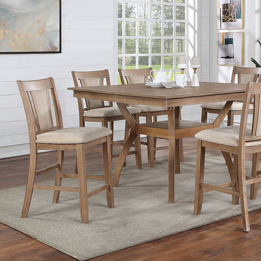 Upminster 7 Pc Counter Ht Table Set - Casa Morelos / Coahuila Furniture (Oklahoma City, OK)