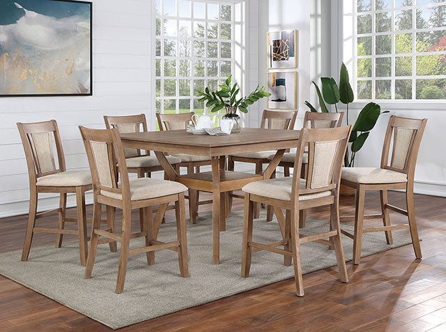 Upminster 7 Pc Counter Ht Table Set - Casa Morelos / Coahuila Furniture (Oklahoma City, OK)