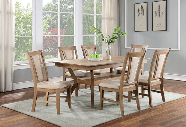Upminster 7 Pc Dining Table Set - Casa Morelos / Coahuila Furniture (Oklahoma City, OK)