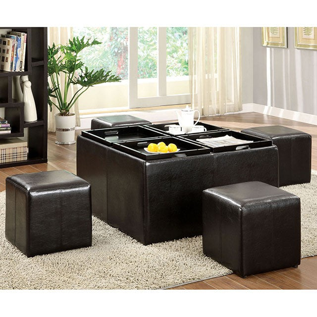 Holloway Nested Ottoman - Casa Morelos / Coahuila Furniture (Oklahoma City, OK)