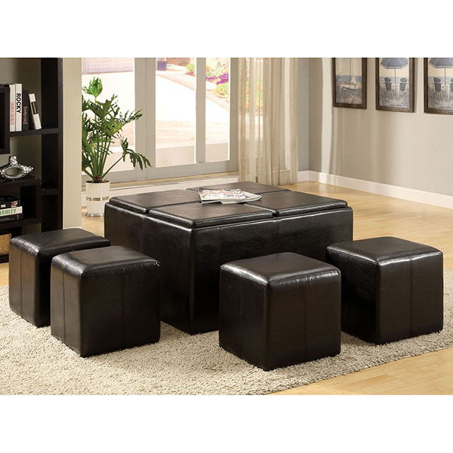 Holloway Nested Ottoman - Casa Morelos / Coahuila Furniture (Oklahoma City, OK)