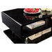 Ninove Black/Chrome End Table - Casa Morelos / Coahuila Furniture (Oklahoma City, OK)