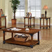 Bozeman 3 Pc. Table Set 6 - Casa Morelos / Coahuila Furniture (Oklahoma City, OK)