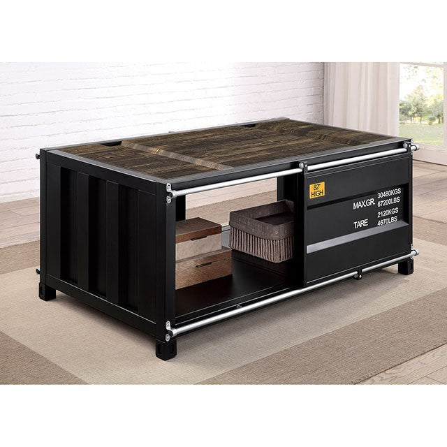 Dicargo Coffee Table Black - Casa Morelos / Coahuila Furniture (Oklahoma City, OK)
