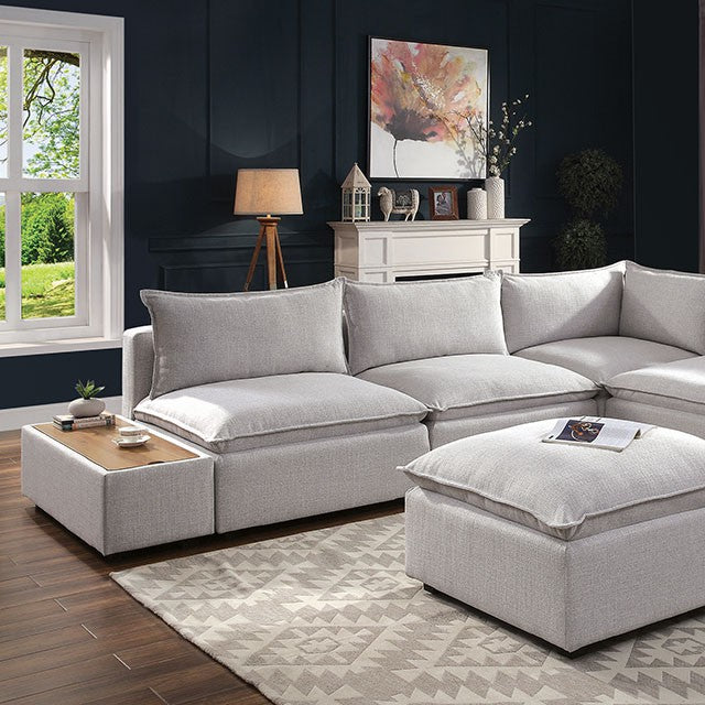 Arlene Sectional White - Casa Morelos / Coahuila Furniture (Oklahoma City, OK)