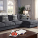 Kaylee Large L-Sectional w/ Right Chaise - Casa Morelos / Coahuila Furniture (Oklahoma City, OK)