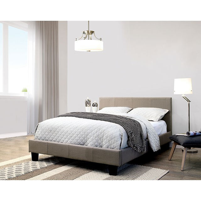 Sims Bed Grey & Black - Casa Morelos / Coahuila Furniture (Oklahoma City, OK)