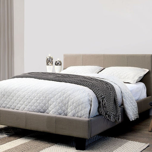 Sims Bed Grey & Black - Casa Morelos / Coahuila Furniture (Oklahoma City, OK)