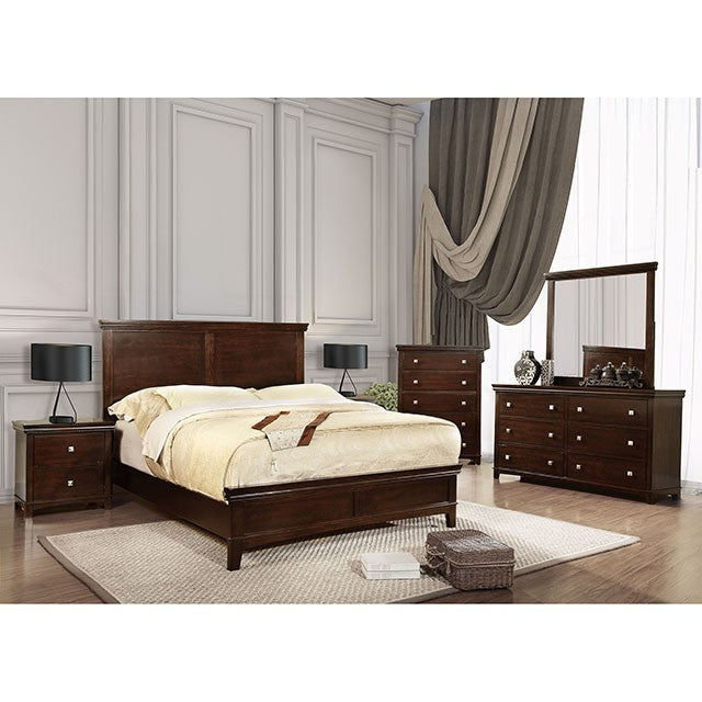 Spruce Full & Queen Bed Chrome & Expressso - Casa Morelos / Coahuila Furniture (Oklahoma City, OK)