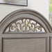 Syracuse Bed Cherry & Grey - Casa Morelos / Coahuila Furniture (Oklahoma City, OK)