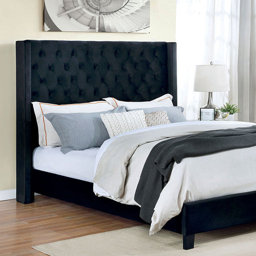 Ryleigh Bed Black, Grey, & Navy - Casa Morelos / Coahuila Furniture (Oklahoma City, OK)