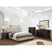 Leeroy Bed Ivory & Brown - Casa Morelos / Coahuila Furniture (Oklahoma City, OK)
