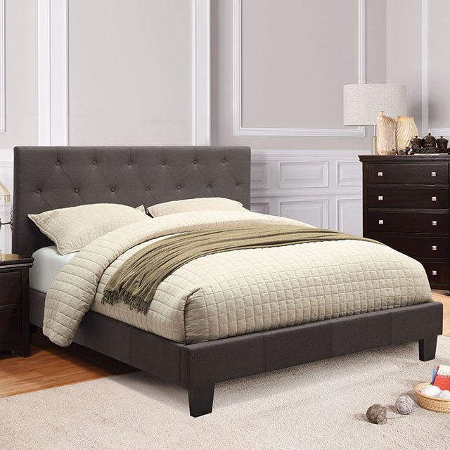 Leeroy Bed Ivory & Brown - Casa Morelos / Coahuila Furniture (Oklahoma City, OK)