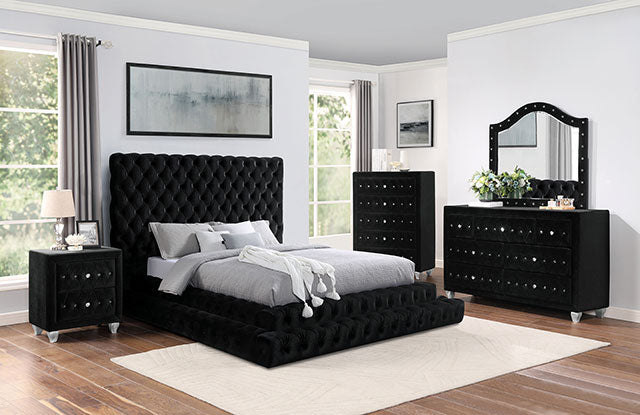Stefania Bed Grey & Queen - Casa Morelos / Coahuila Furniture (Oklahoma City, OK)