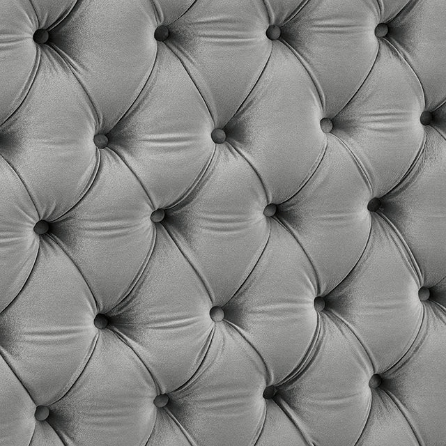 Stefania Bed Grey & Queen - Casa Morelos / Coahuila Furniture (Oklahoma City, OK)