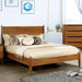 Lennart Bed Oak, Black, Gray, & White - Casa Morelos / Coahuila Furniture (Oklahoma City, OK)