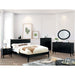 Lennart Bed Oak, Black, Gray, & White - Casa Morelos / Coahuila Furniture (Oklahoma City, OK)