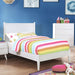 Lennart Bed Oak, Black, Gray, & White - Casa Morelos / Coahuila Furniture (Oklahoma City, OK)