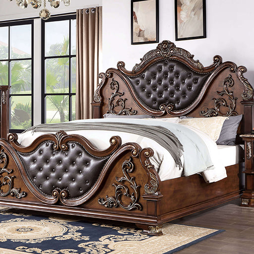 Esparanza Bed Cherry & White - Casa Morelos / Coahuila Furniture (Oklahoma City, OK)