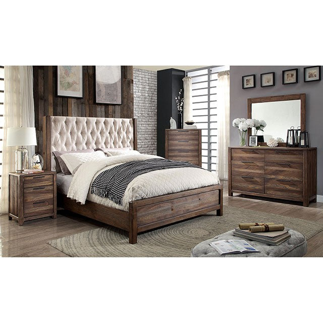 Hutchinson Bed With Storage & Without Storage - Casa Morelos / Coahuila Furniture (Oklahoma City, OK)