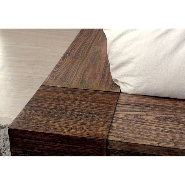 Janeiro Bed Brown & Grey - Casa Morelos / Coahuila Furniture (Oklahoma City, OK)