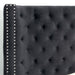 Rosabelle Bed Black, Grey, & Ivory - Casa Morelos / Coahuila Furniture (Oklahoma City, OK)