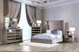 Rosabelle Bed Black, Grey, & Ivory - Casa Morelos / Coahuila Furniture (Oklahoma City, OK)