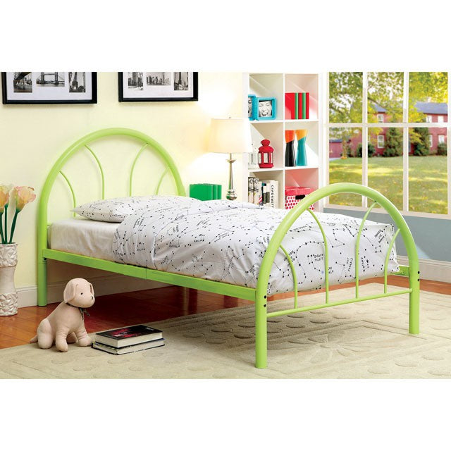 Rainbow Full Bed Black, White, Silver, Black, & Green - Casa Morelos / Coahuila Furniture (Oklahoma City, OK)