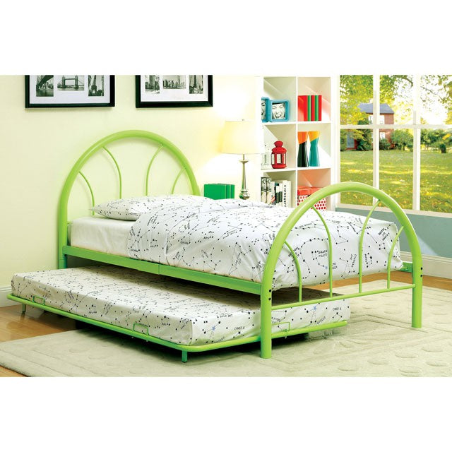 Rainbow Full Bed Black, White, Silver, Black, & Green - Casa Morelos / Coahuila Furniture (Oklahoma City, OK)