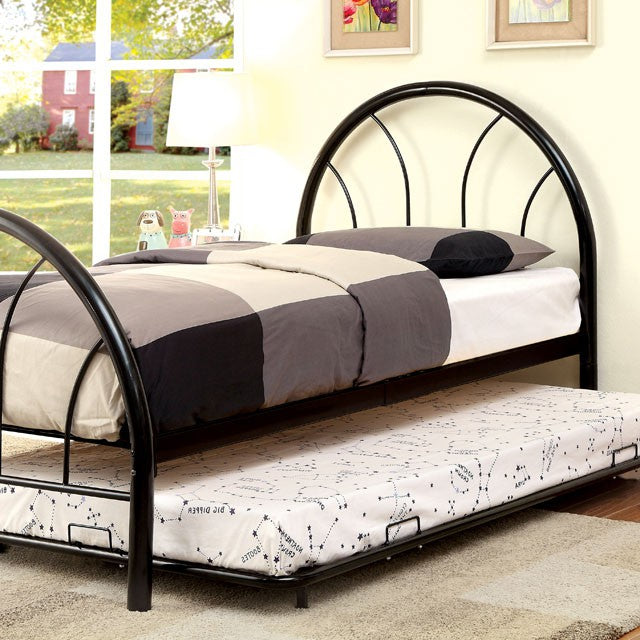 Rainbow Full Bed Black, White, Silver, Black, & Green - Casa Morelos / Coahuila Furniture (Oklahoma City, OK)