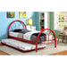 Rainbow Full Bed Black, White, Silver, Black, & Green - Casa Morelos / Coahuila Furniture (Oklahoma City, OK)