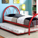 Rainbow Full Bed Black, White, Silver, Black, & Green - Casa Morelos / Coahuila Furniture (Oklahoma City, OK)