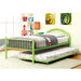 Rainbow Full Bed Black, White, Silver, Black, & Green - Casa Morelos / Coahuila Furniture (Oklahoma City, OK)